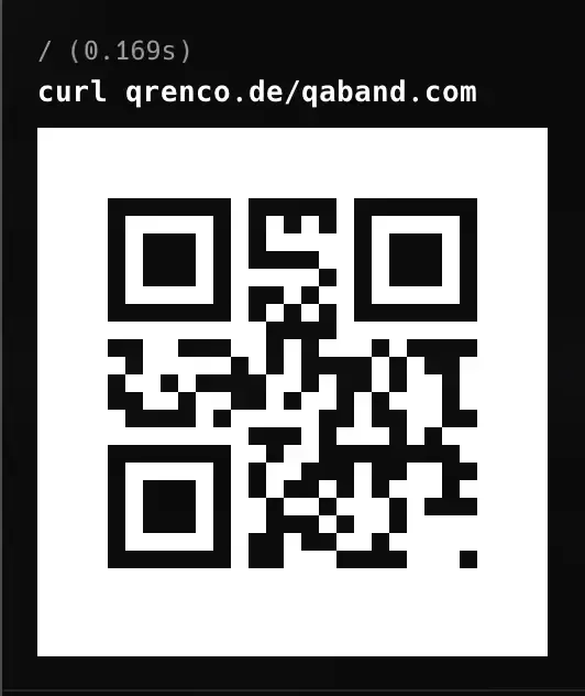 Curl QR Code